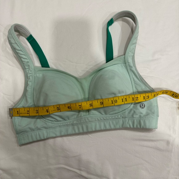 Mint Lululemon Ta-Ta Tamer High Support Bra 34C - Picture 6 of 9